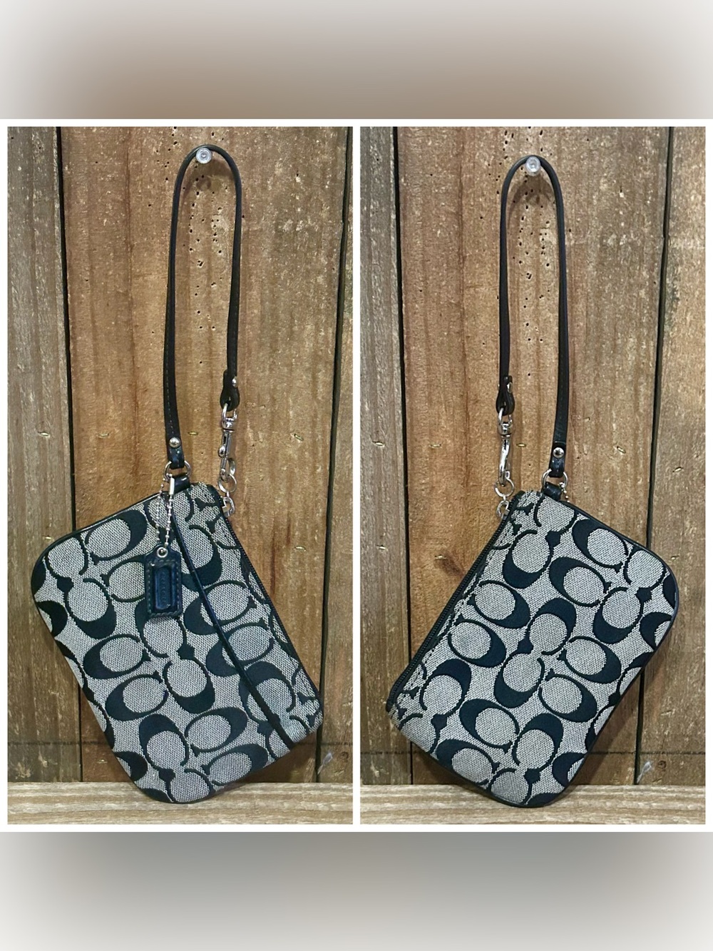 Coach. 5 Piece Set: Taylor Tote & Free Wristlet, Sunglasses, Scarf & Dust Bag. - Picture 12 of 16